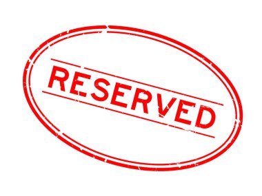 Grunge kırmızı kelime oval lastik mühür beyaz arka planda