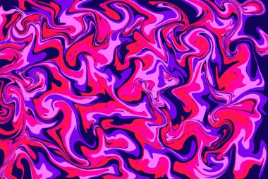 Neon kırmızısı, mor, mavi arkaplan (Vektör) desenli mermer)