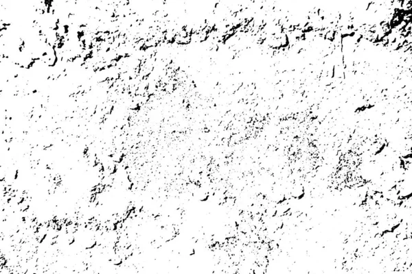 Черно Белый Фактурный Фон Вектор Использование Украшения Старения Старого Слоя — стоковый вектор