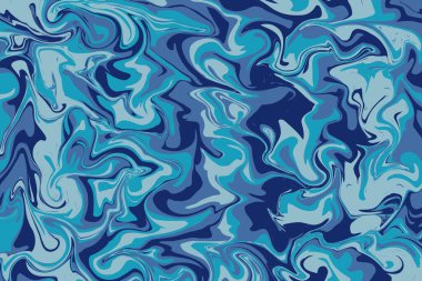 Pastel mavisi desenli mermer, mavi renk arkaplan (Vektör)