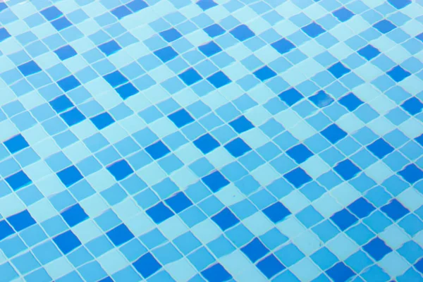 Ripple Water Swimming Pool Blue Tile Floor Background — Stock Photo, Image