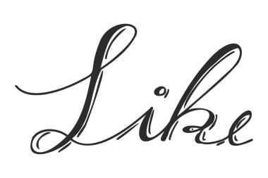 Siyah el beyaz arkaplanda olduğu gibi sözcüklerle çiziyor