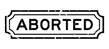 Grunge siyah sözcüğü iptal edilmiş beyaz arka planda lastik iş mührü