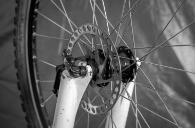 Kurma ve bir bisiklet master atölyede onarımı