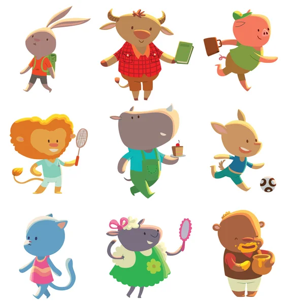 Küçük sevimli hayvanlar seti