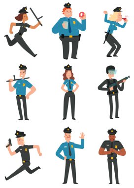 Polis erkek ve kadın