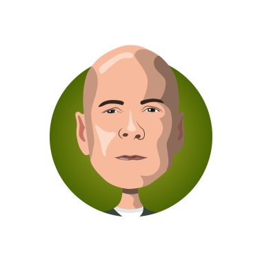 Bruce Willis simgesi portresi