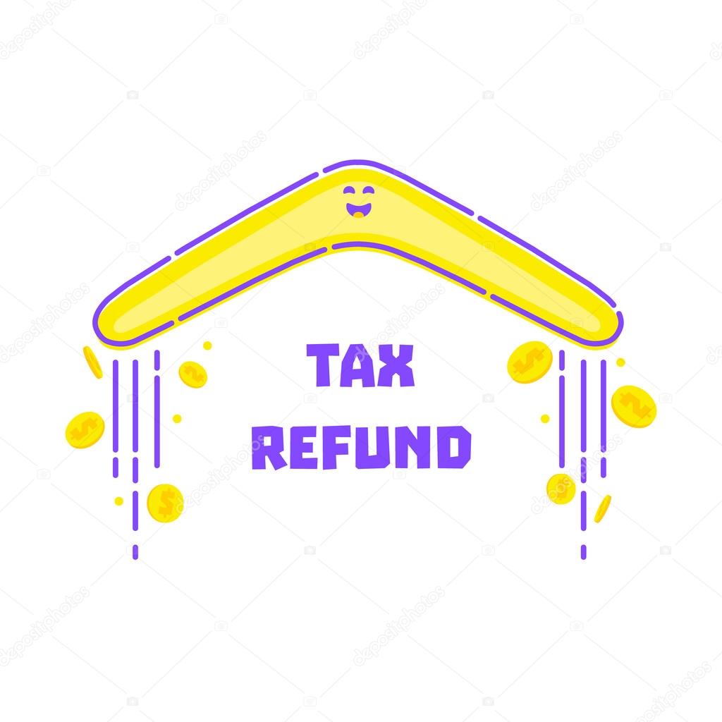 Tax refund concept