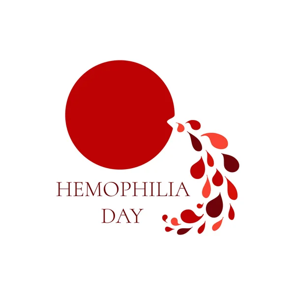 Hemophilia World Day — Stock Vector