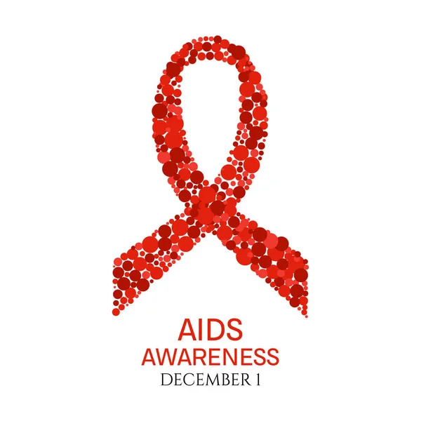 世界艾滋病日海报 — 图库矢量图片