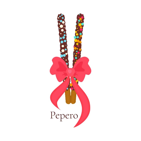 Scheda felice di Pepero Day — Vettoriale Stock