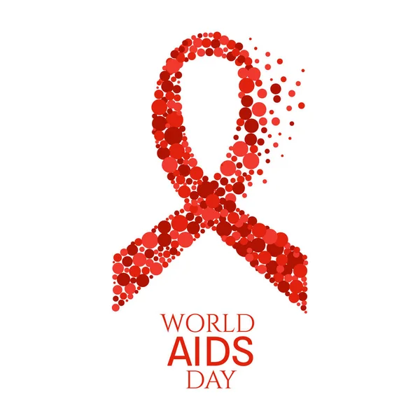 世界艾滋病日海报 — 图库矢量图片
