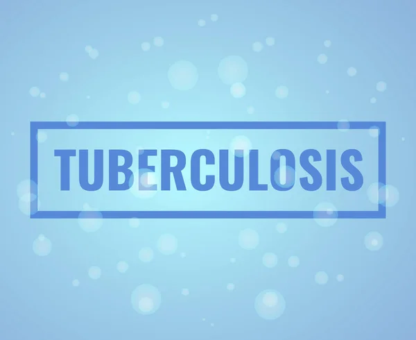 Αφίσα συνειδητοποίηση της φυματίωσης — Διανυσματικό Αρχείο