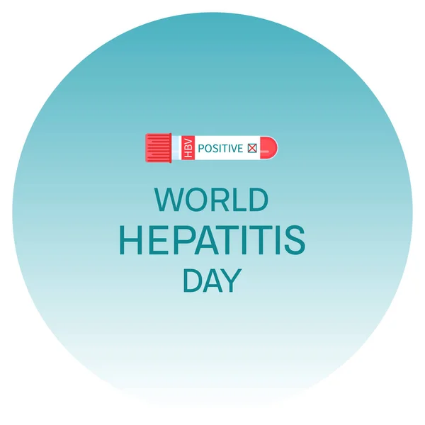Werelddag van de Hepatitis — Stockvector