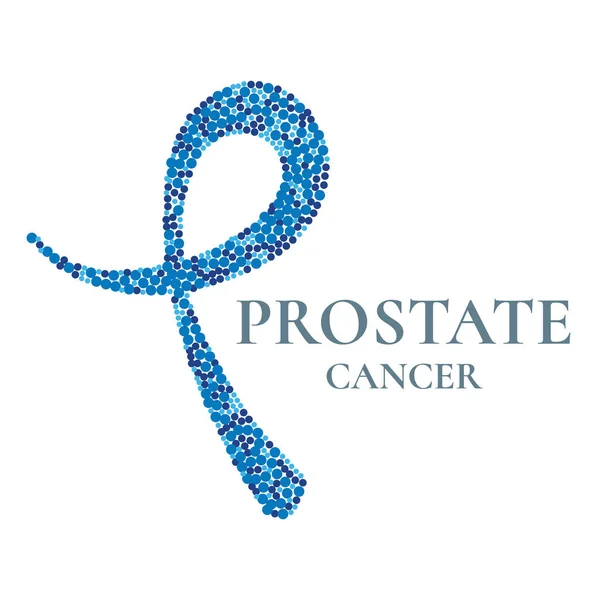 Cinta de cáncer de próstata — Vector de stock