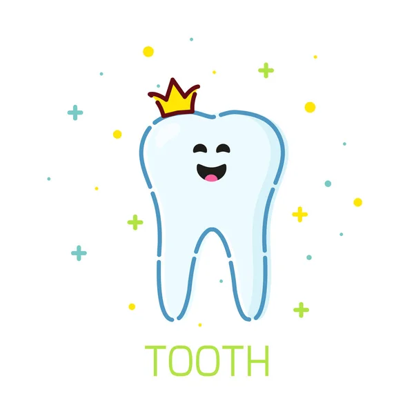 Icono de diente saludable — Archivo Imágenes Vectoriales