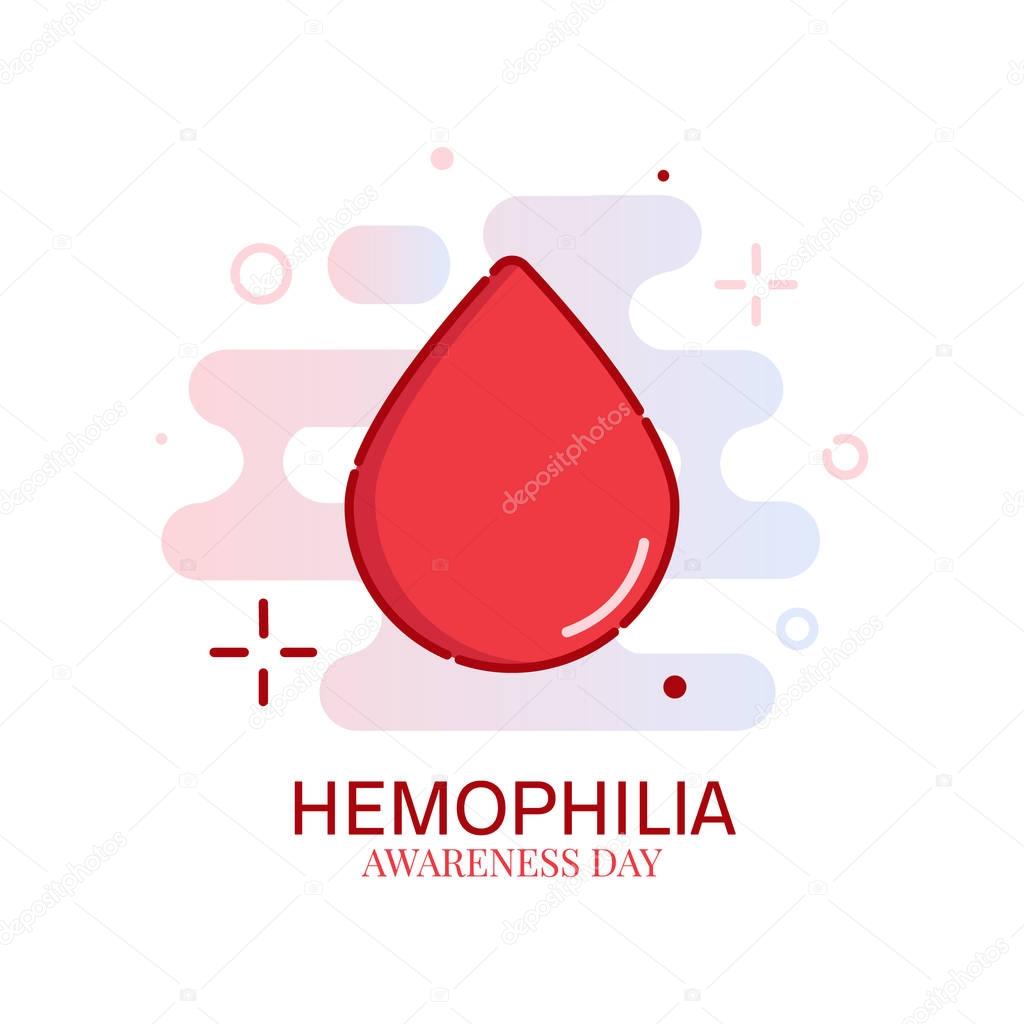 Hemophilia cartoon poster
