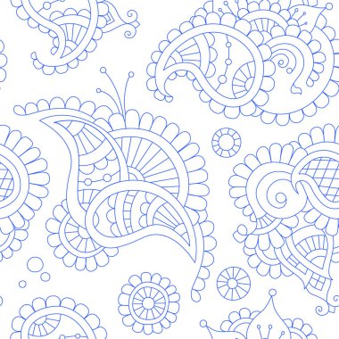 Paisley pürüzsüz desen