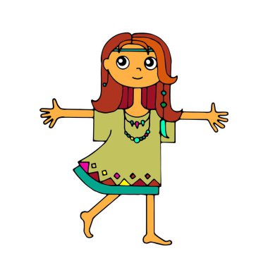 Hippi kız, ishal ve hugs