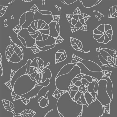 güzel çiçek desenli