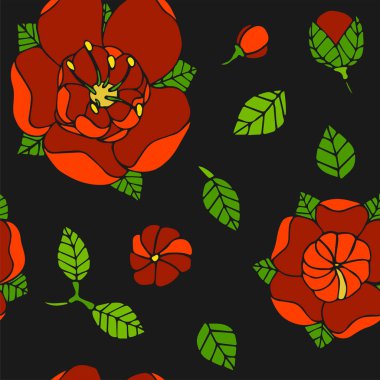 güzel çiçek desenli