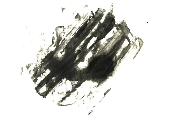 Absztrakt Tinta Háttér Márvány Stílus Fekete Fehér Tinta Vízben — Stock Fotó