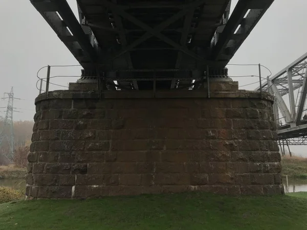 Alte Eisenbahnbrücke Aus Beton — Stockfoto