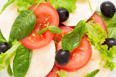 Caprese salatası arka plan