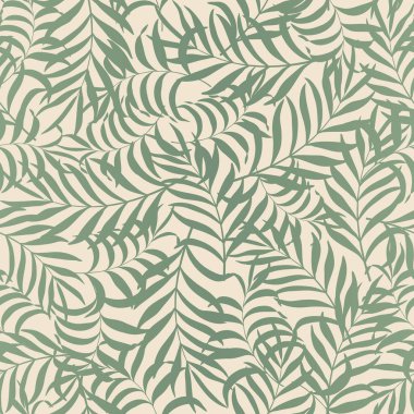 Palm ile tropikal arka plan bırakır. Sorunsuz çiçek desenli