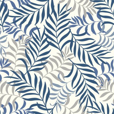 Palmiye yapraklı tropik arkaplan. 