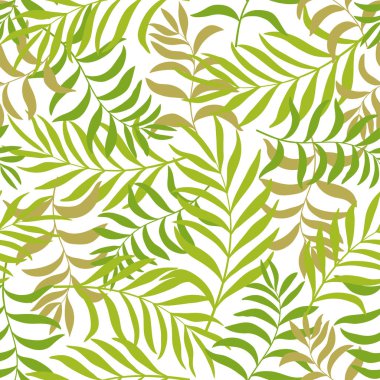 Palmiye yapraklı tropik arkaplan. 