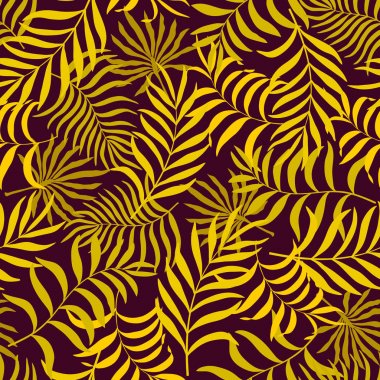 Palmiye yapraklı tropik arkaplan