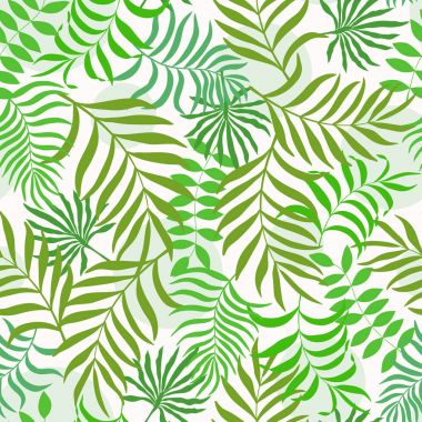 Palmiye yapraklı tropik arkaplan. 