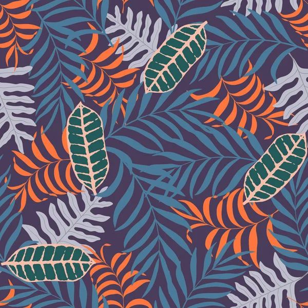 Palmiye yapraklı tropik arkaplan. 