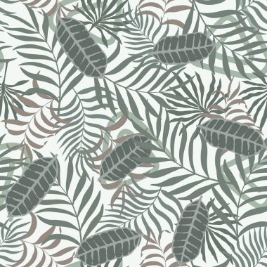 Palmiye yapraklı tropik arkaplan. 