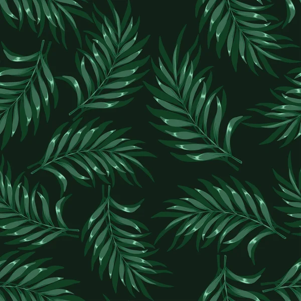 Palmiye yapraklı tropik arkaplan. 