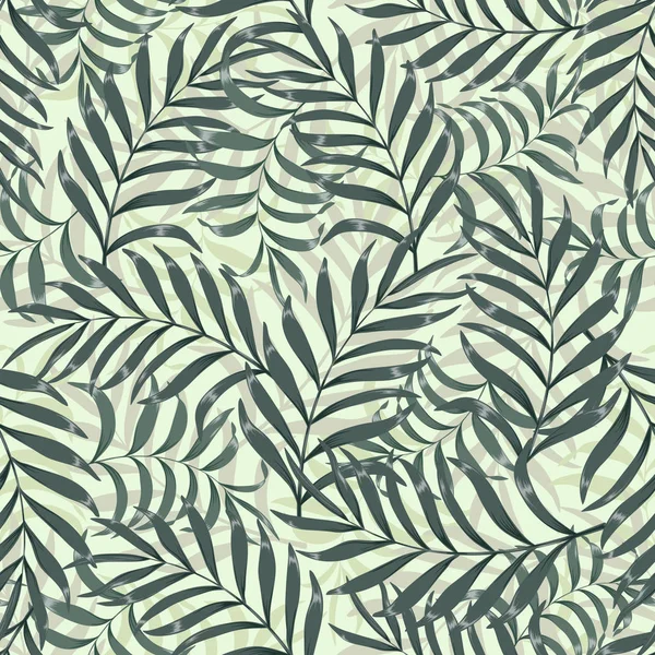 Palmiye yapraklı tropik arkaplan. 