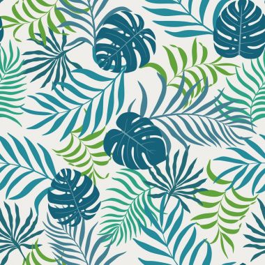 Palmiye yapraklı tropik arkaplan.