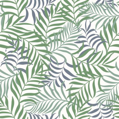 Palmiye yapraklı tropik arkaplan. 