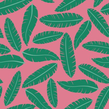 Palmiye yapraklı tropik arkaplan. 