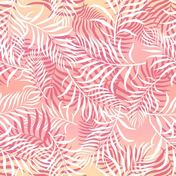 Palm ile tropikal arka plan bırakır. Sorunsuz çiçek desenli
