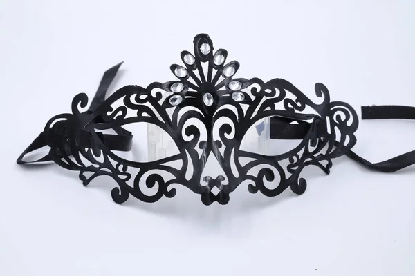 Máscaras venezianas luxo máscara isolada para festa — Fotografia de Stock