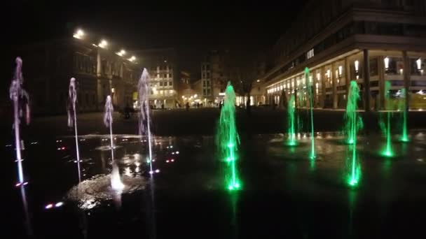 Reggio Emilia Quadrado Com Verde Brilhante Vermelho Branco Tricolor Fonte — Vídeo de Stock