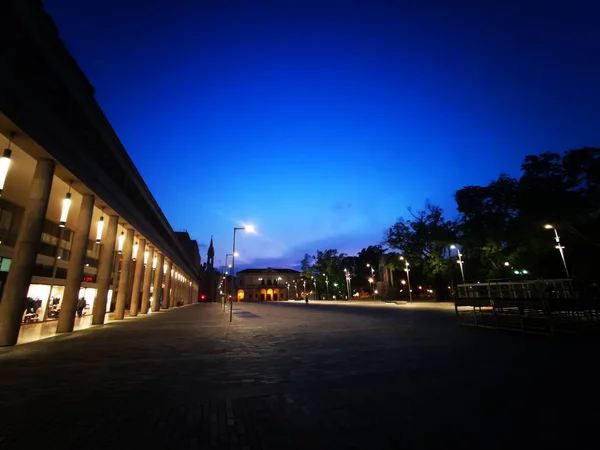 reggio emilia victory square in front of theater valleys tricolor luminous fountain