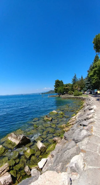 Lac Garde Beau Bord Lac Sirmione Vérone Italie — Photo