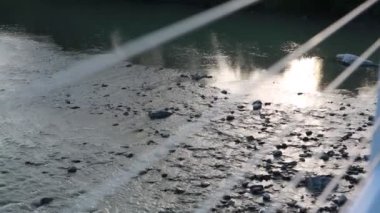 Modena 'daki Sassuolo köprüsünden Secchia nehri görüldü.