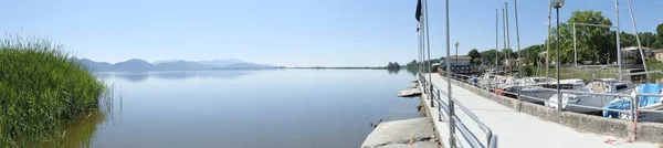 토레델라고 Torre Del Lago 파노라마 Panorama Viareggio Lucca Massaciucoli Lake — 스톡 사진