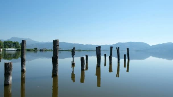 Panorama Della Torre Del Lago Puccini Viareggio Lucca Massaciucoli Lago — Video Stock