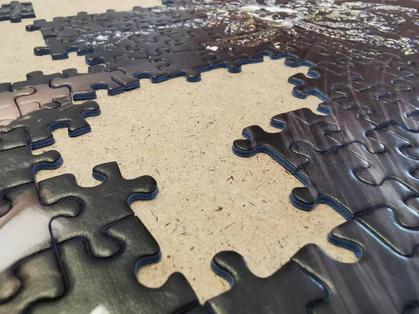 Puzzle Stole Wysokiej Jakości Zdjęcie — Zdjęcie stockowe