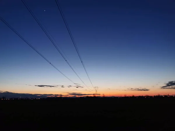 Bir Kütlesinin Üzerinde Gün Batımı Yüksek Kalite Fotoğraf — Stok fotoğraf